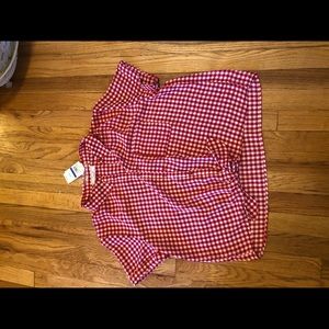 Gingham print shirt